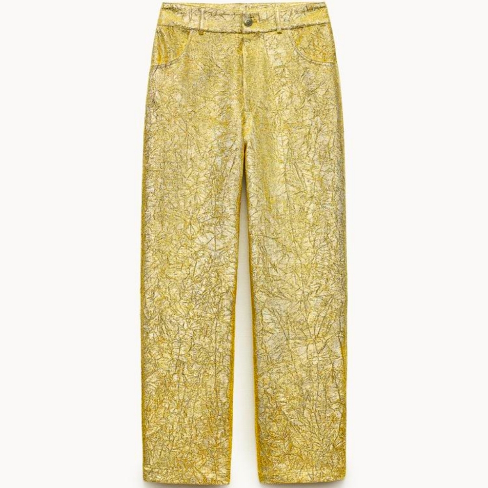 ZARA Shiny Pants ZW Collection